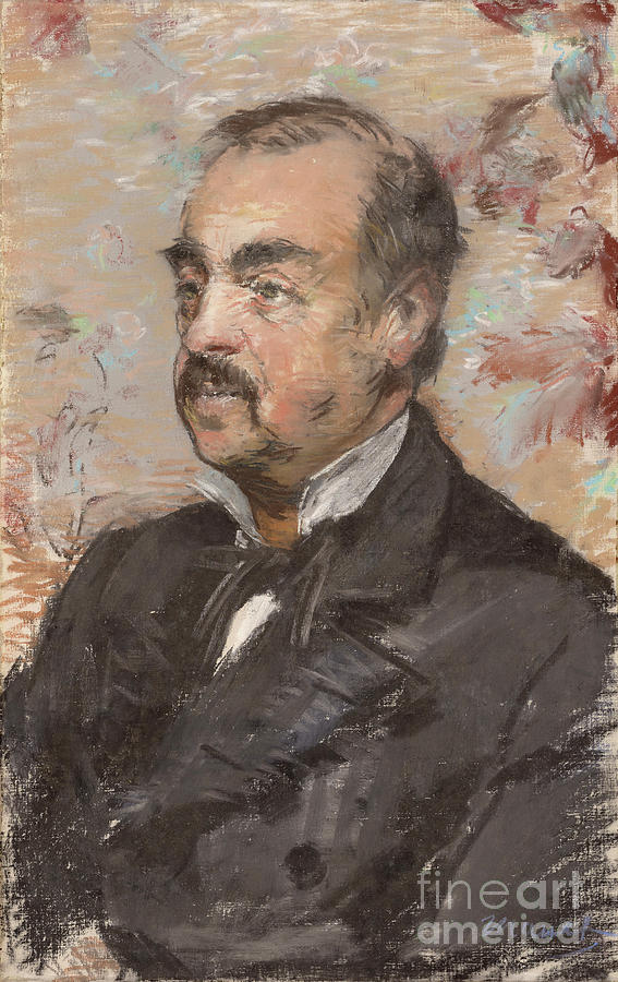 Portrait of Julien de la Rochenoire by Edouard Manet Painting by Esoterica Art Agency
