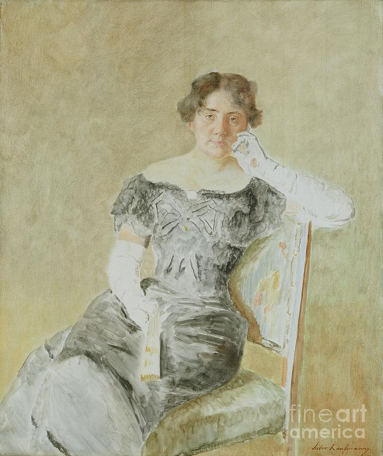 Portrait of Juliette Kaufmann Painting by Celestial Images