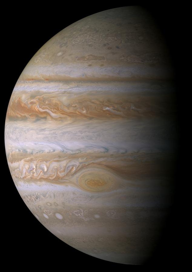 Portrait of Jupiter from Cassini Photograph by NASA JPL and the Space Science Institute
