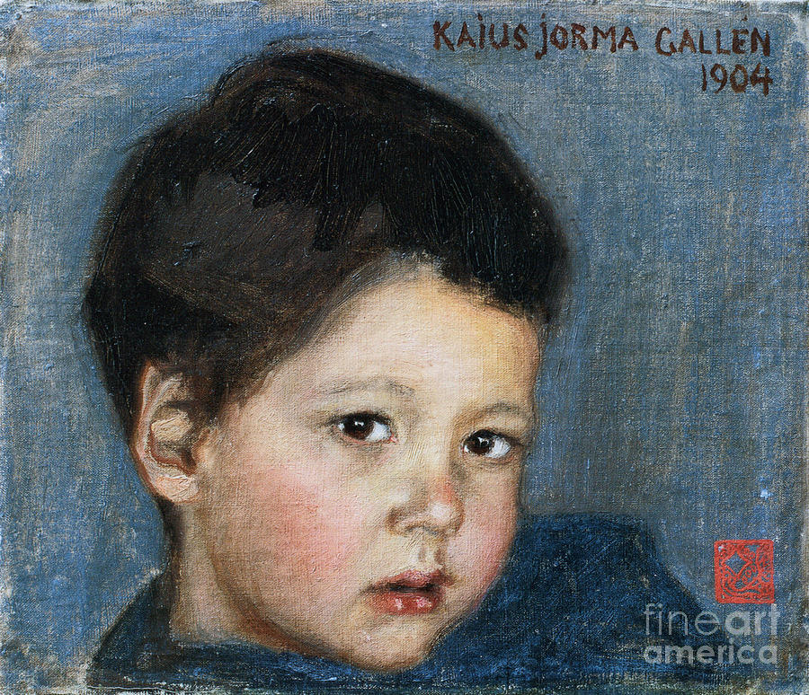 Portrait Of Kaius Jorma Gallen Painting by MotionAge Designs