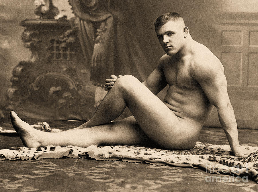 Nude Photograph - Portrait of Karl Pospischil, 1912 by Karl Karlovich Bulla