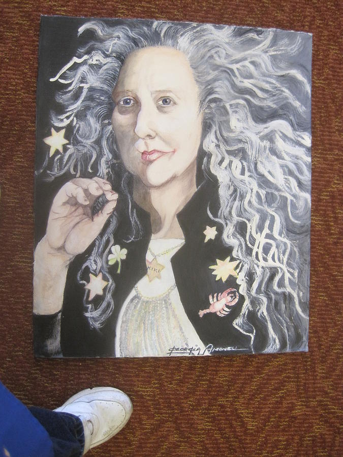 Portrait of Kiki Smith Painting by Georgia Annwell - Fine Art America