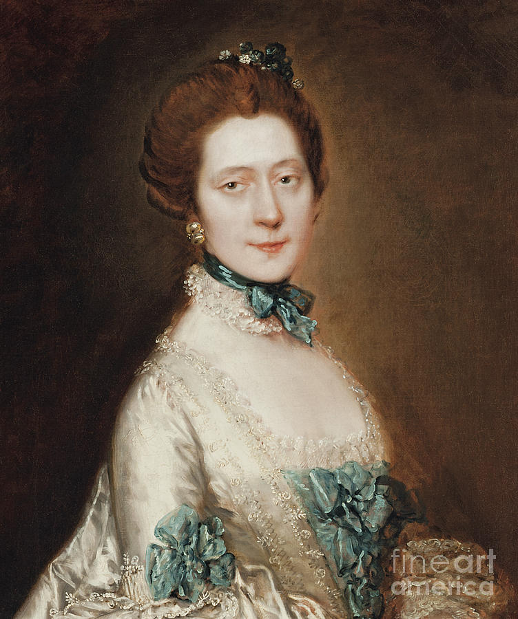 Portrait of Lady Anne Furye Painting by Thomas Gainsborough