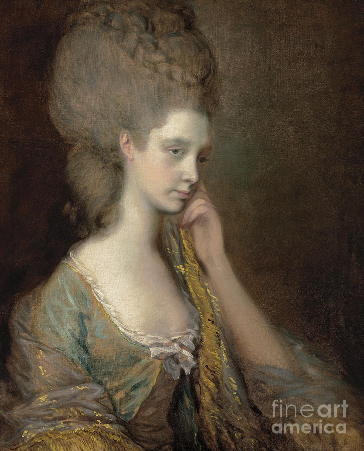 Portrait of Lady Anne Thistlethwaite, Countess of Chesterfield  Painting by Thomas Gainsborough