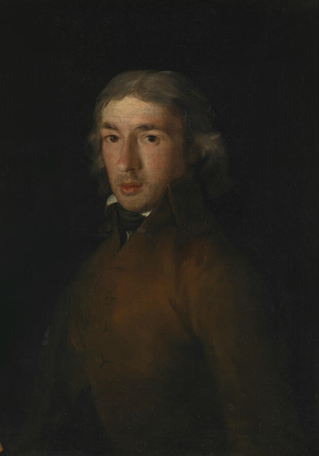 Portrait of Leandro Fernandez Moratin, from 1799 Painting by Francisco Goya