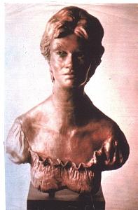 Portrait Sculpture - Portrait Of Lori by Harry Weisburd Portrait Sculpture - Portrait Of Lori by Harry Weisburd
