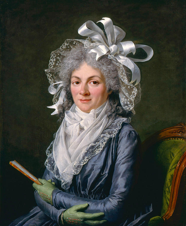 Portrait of Madame de Genlis Painting by Adelaide Labille-Guiard