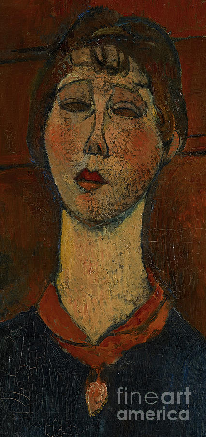 Portrait of Madame Dorival Painting by Amedeo Modigliani