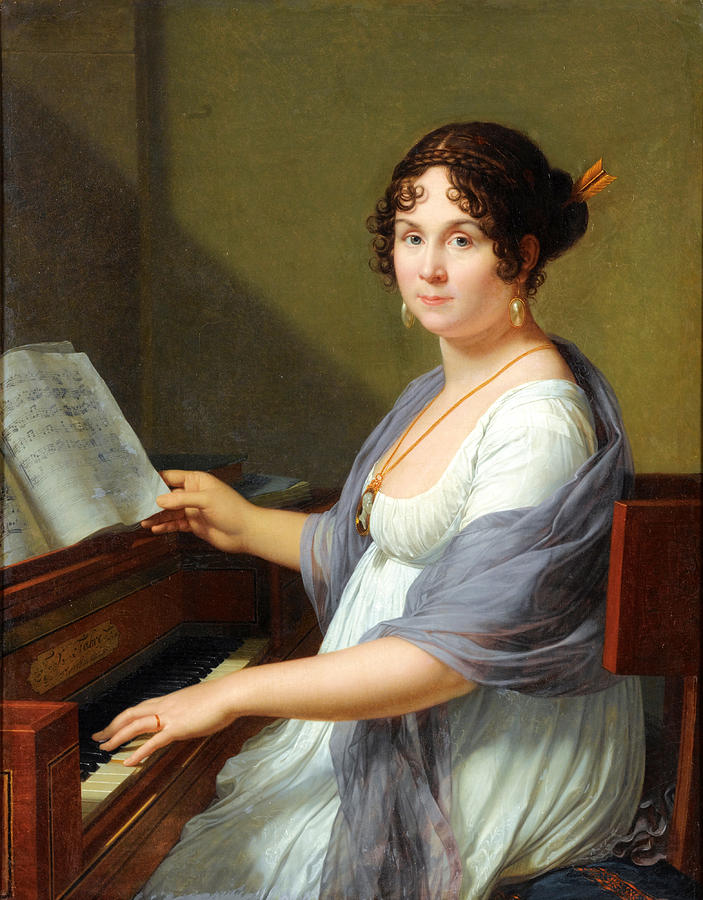 Portrait of Madame Louis-Francois Bertin Painting by Francois-Xavier Fabre