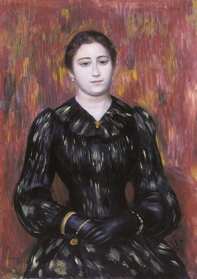 Portrait Of Madame Paulin Painting by Auguste Renoir