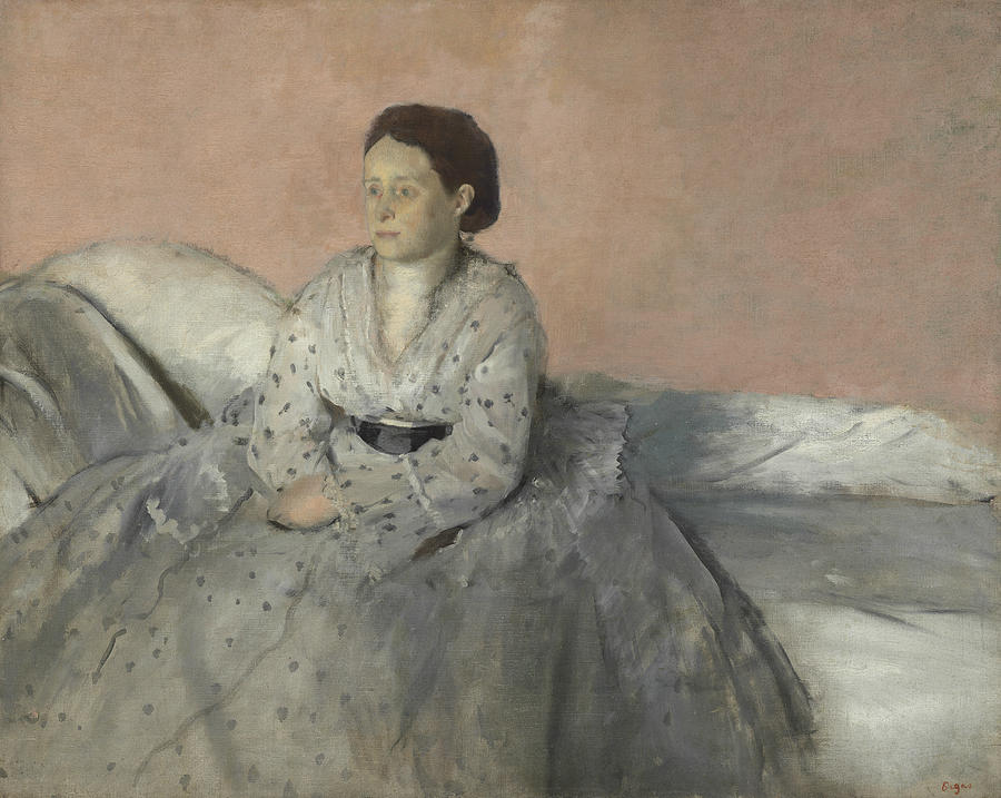 Portrait of Madame Rene de Gas Painting by Edgar Degas