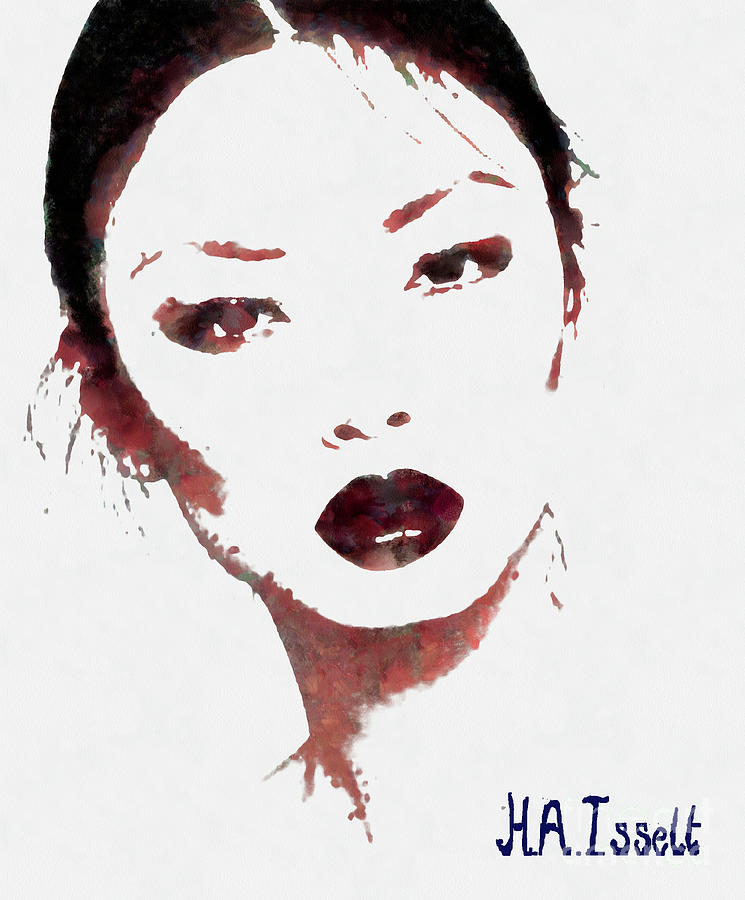 Portrait of Mai Digital Art by Humphrey Isselt