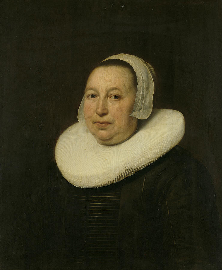 Portrait of Maria Pietersdr de Leest Painting by Bartholomeus van der Helst