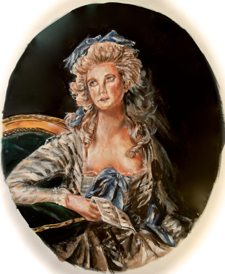 Queen Painting - portrait of Marie Antoinette by Kate Evans