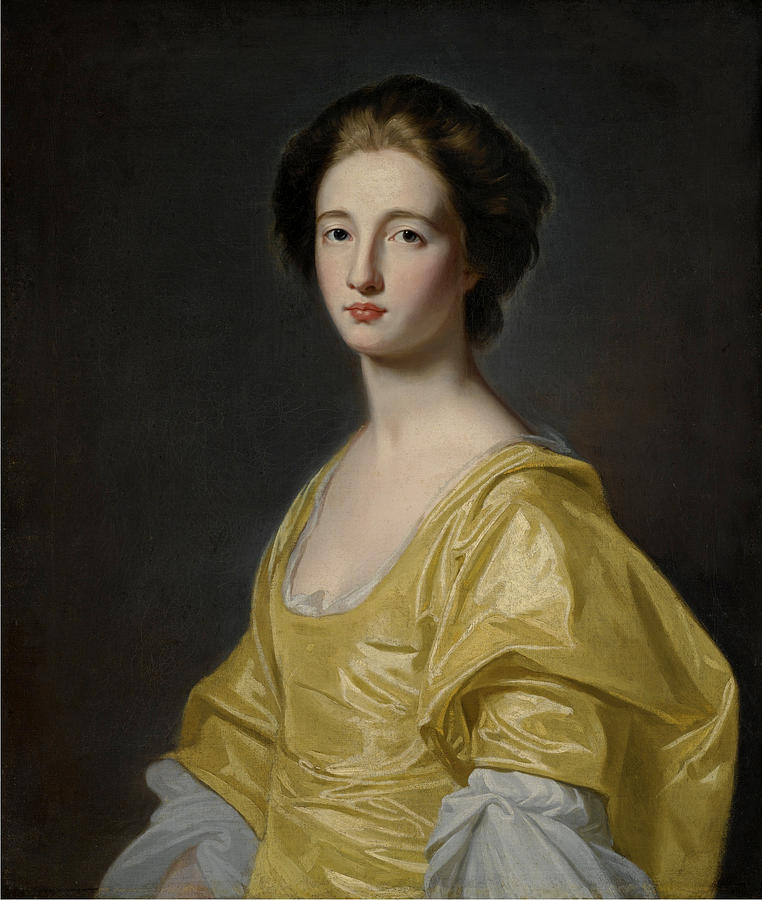 Portrait of Mary Wilson Painting by George Romney
