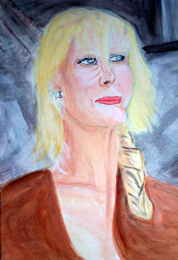 Portrait of Michelle Painting by Stanley Morganstein