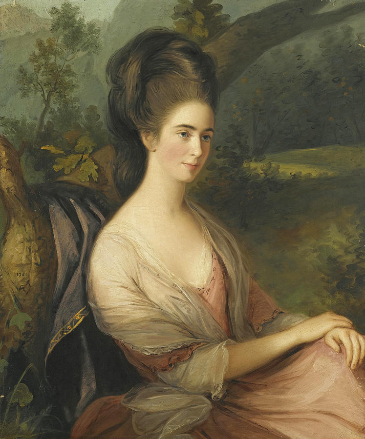Famous Paintings Painting - Portrait of Miss Charlotte Dee by Thomas Hickey