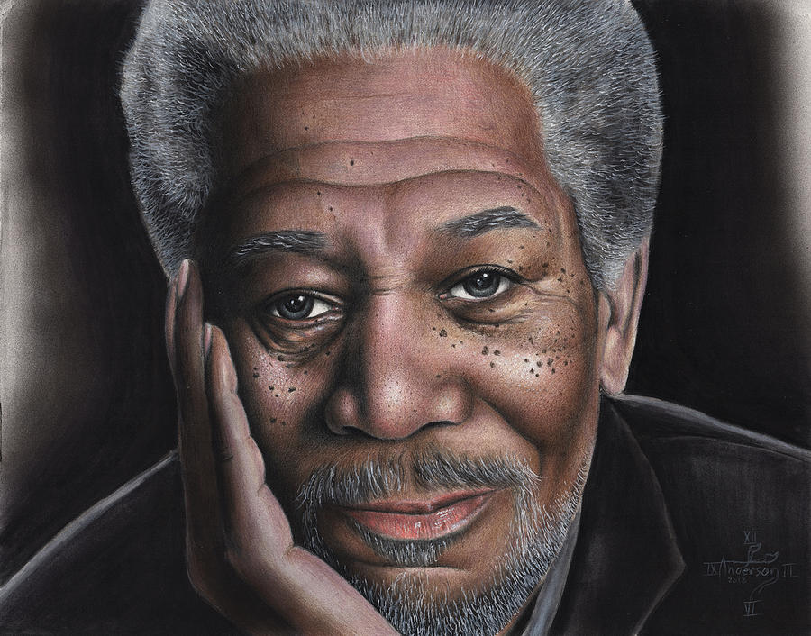 Portrait of Freeman Drawing by Jonathan Anderson Fine Art America