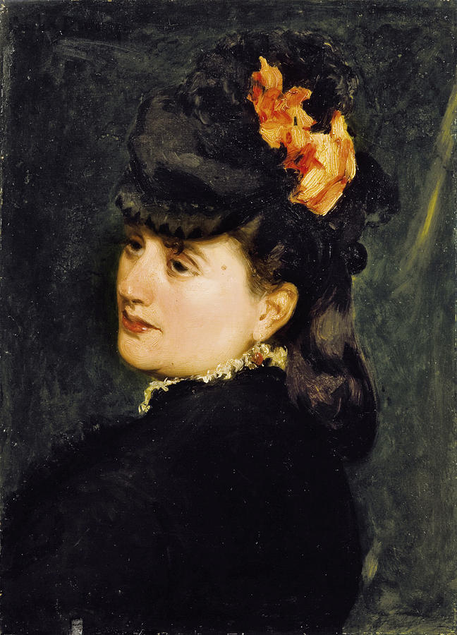 Portrait of Mrs Ernest Feydeau later Mrs Henri Fouquier Painting by Carolus-Duran