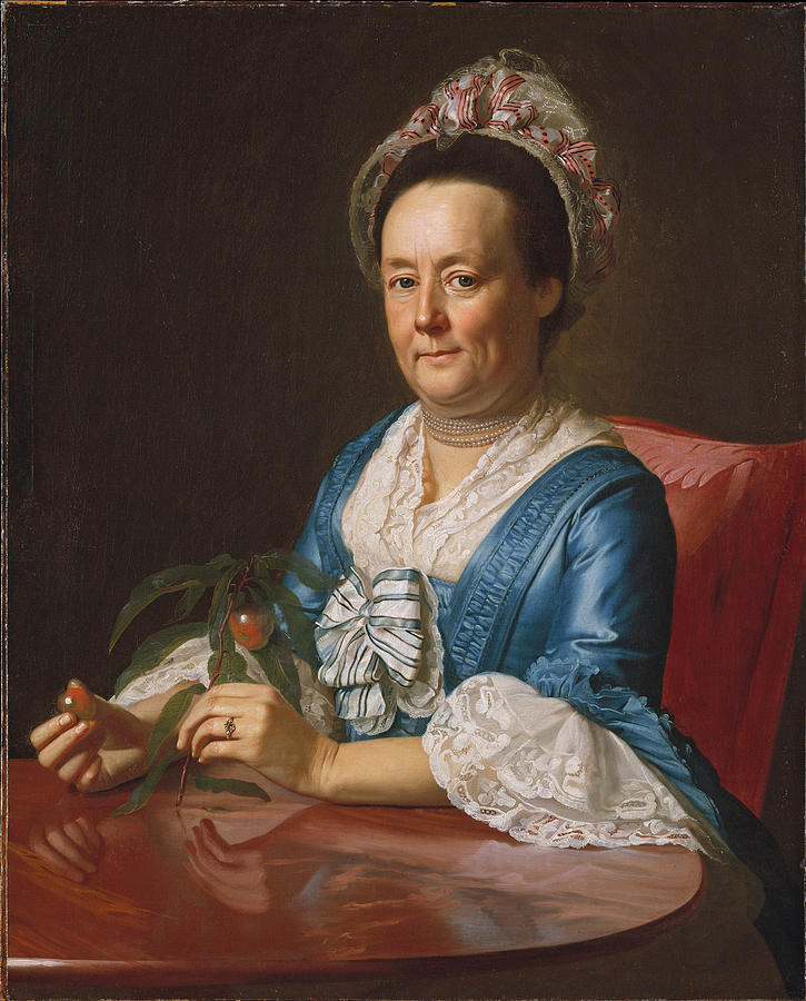 John Singleton Copley Painting - Portrait of Mrs John Winthrop by John Singleton Copley