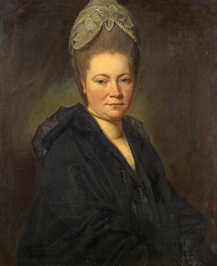 Portrait of Mrs. Marie-Jean Gomm Painting by George Romney