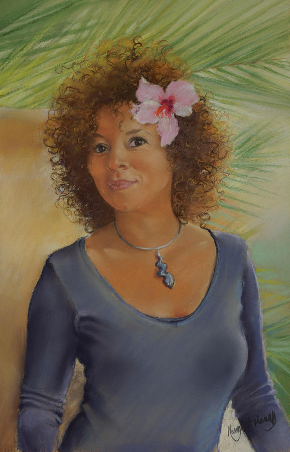 Portrait Painting - Portrait of Naomi by Margaret Merry