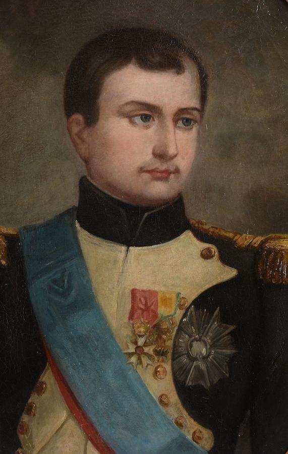 Portrait of Napoleon Buonaparte Painting by Stefano Chiantore - Fine ...