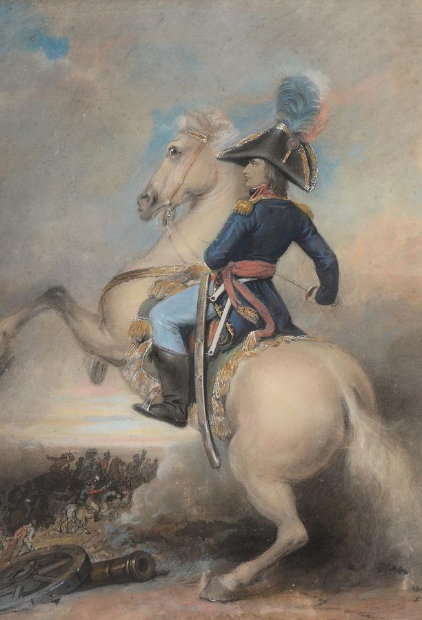 Portrait Of Napoleon On Horseback Painting By Charles Horace Pixels   Portrait Of Napoleon On Horseback Charles Horace 