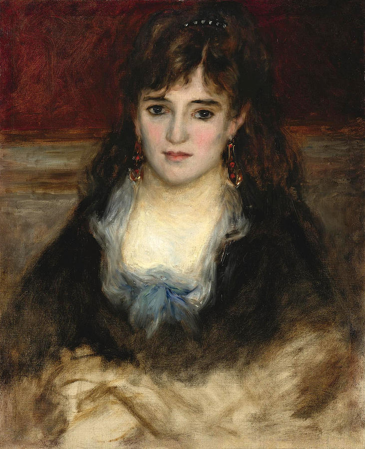 Portrait of Nini Painting by Pierre-Auguste Renoir