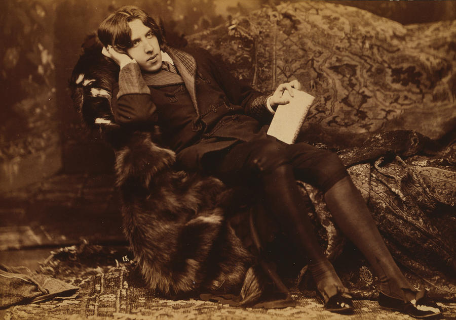 Portrait Photograph - Portrait of Oscar Wilde by Sarony Napoleon
