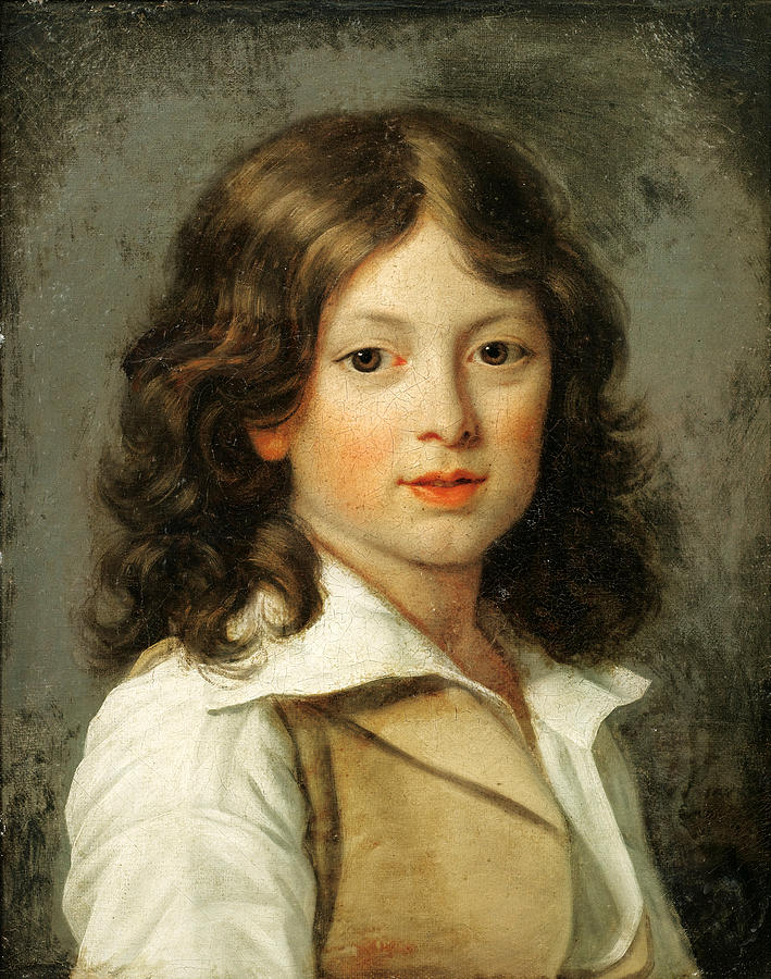 Portrait of Pierre Robillard de Peronville Painting by Jean-Louis Laneuville