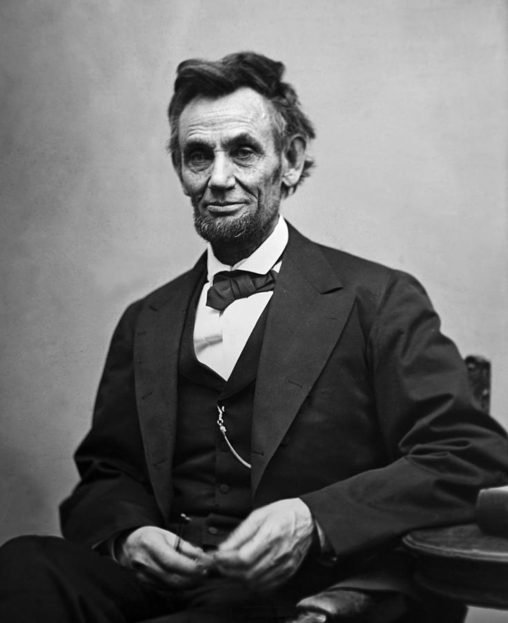 Abraham Lincoln Photograph - Portrait of President Abraham Lincoln by International  Images