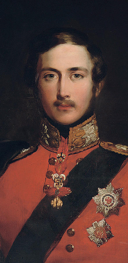 Queen Painting - Portrait of Prince Albert by John Lucas
