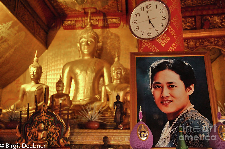 Chiang Mai Photograph - Portrait of Princes Siridhorn of Thailand  by Birgit Deubner