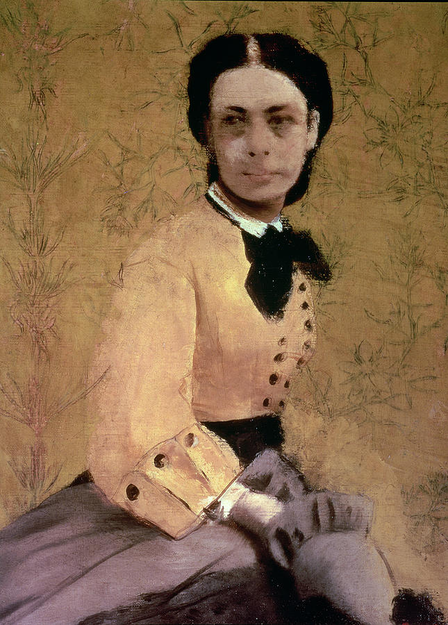 Edgar Degas Painting - Portrait of Princess Pauline de Metternich by Edgar Degas