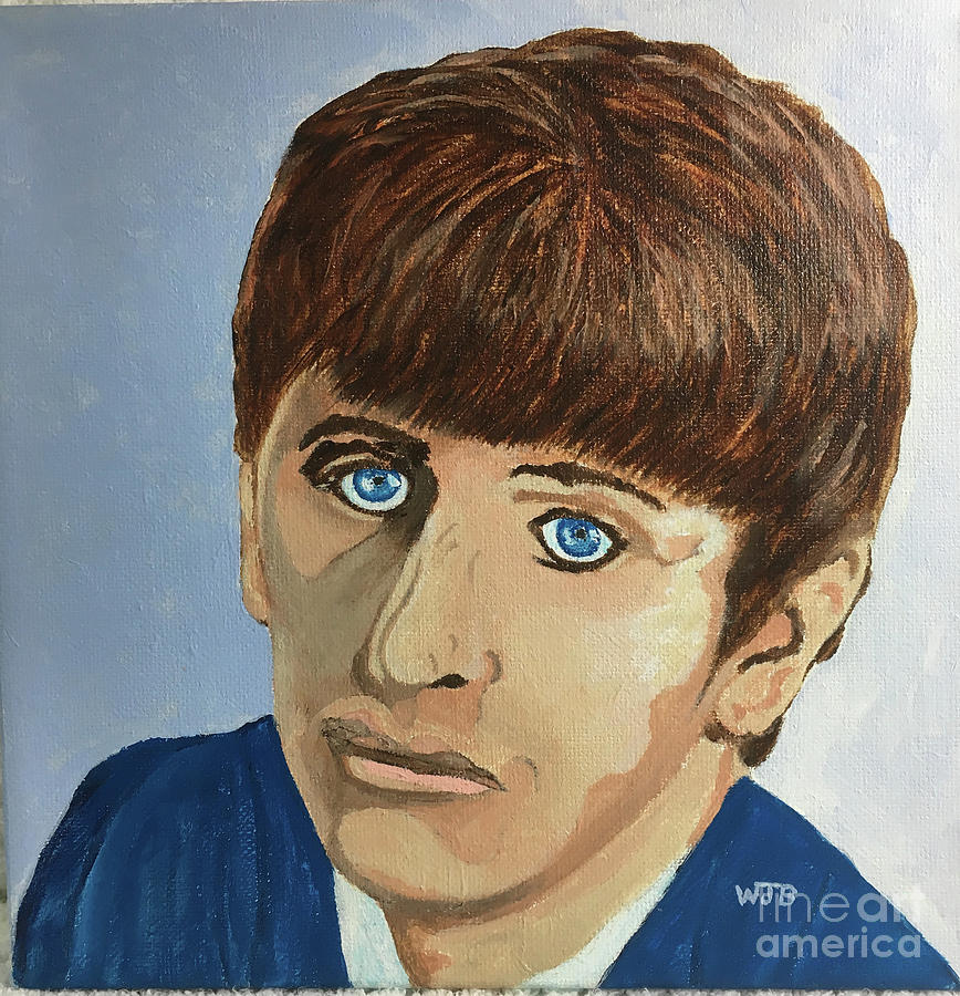 Portrait of Ringo Starr Painting by William Bowers