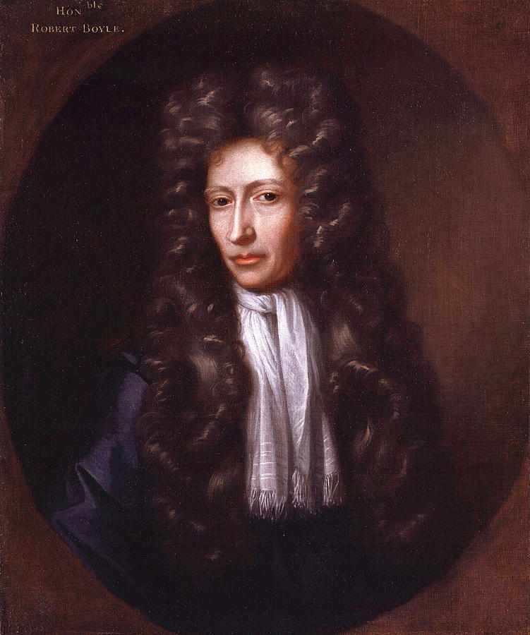 Portrait of Robert Boyle Painting by Johann Kerseboom