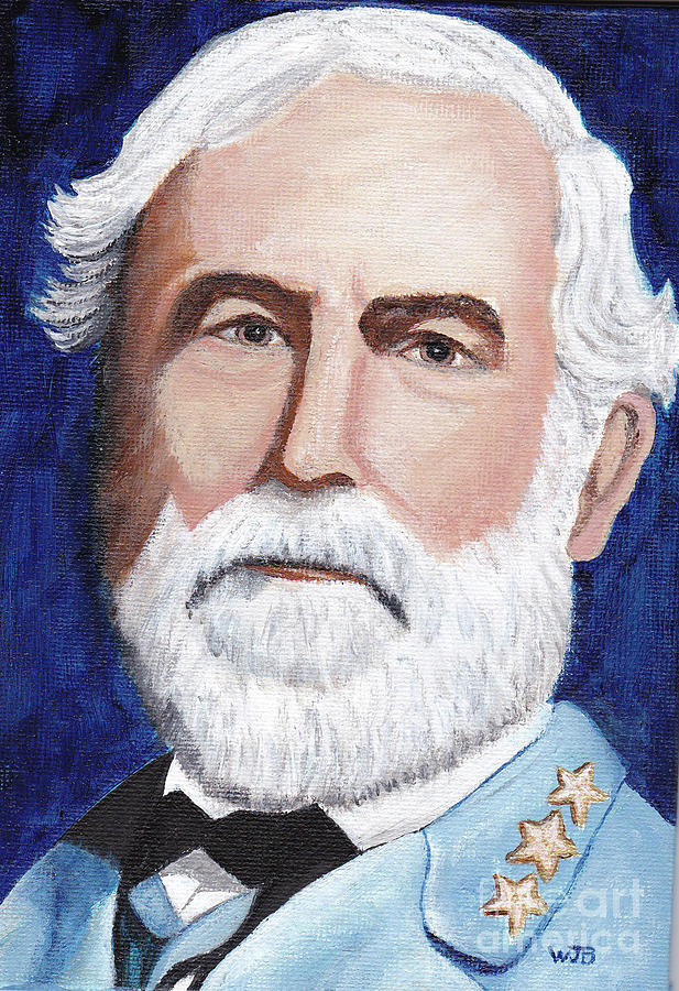 Portrait of Robert E Lee Painting by William Bowers