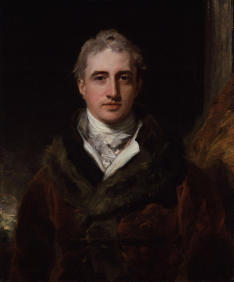 Portrait of Robert Stewart Painting by Thomas Lawrence