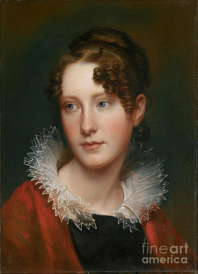 Portrait of Rosalba Peale Painting by Celestial Images