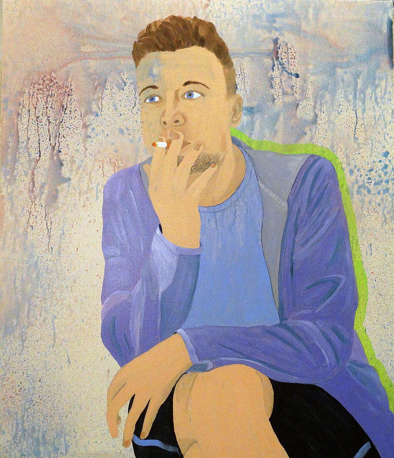 Portrait of Ross Redmon Painting by Kevin Callahan