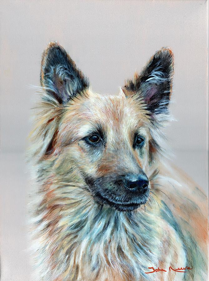 Portrait of Sasha Painting by John Neeve