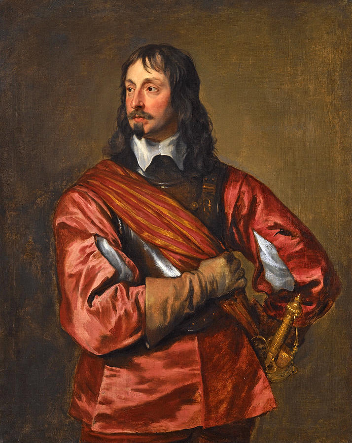 Portrait of Sir John Mennes Painting by Anthony van Dyck