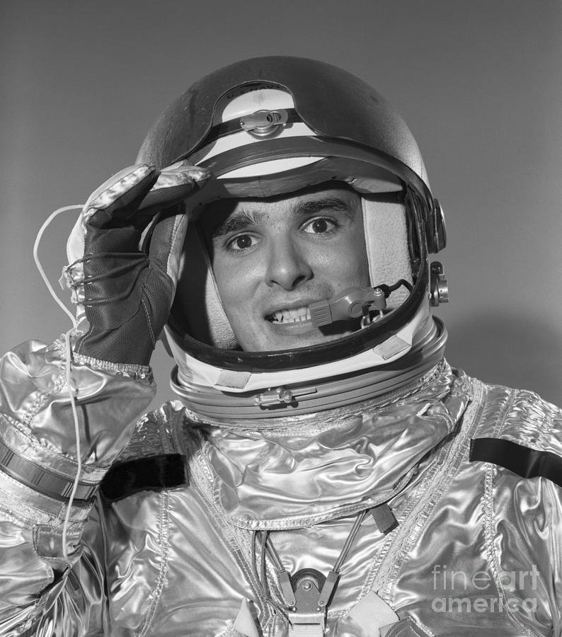 Portrait Of Smiling Astronaut Photograph by H. Armstrong Roberts/ClassicStock