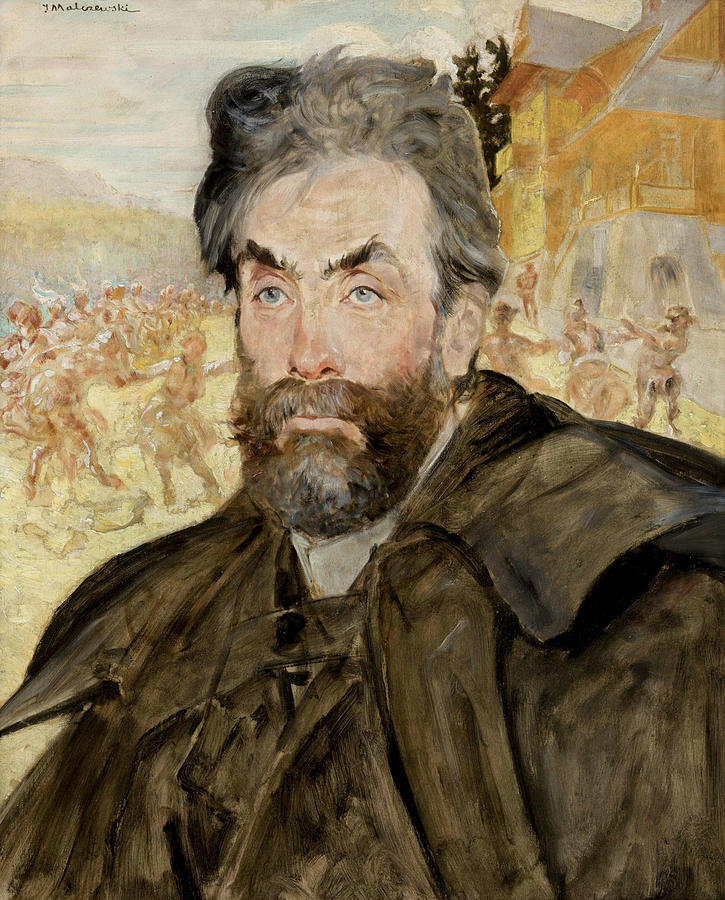 Portrait of Stanislaw Witkiewicz Painting by Jacek Malczewski