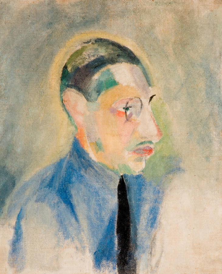 Portrait of Stravinsky Painting by Robert Delaunay