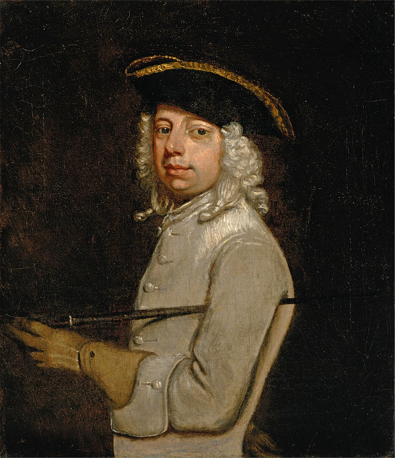 Portrait of the Artist Painting by Jonathan Richardson the Elder
