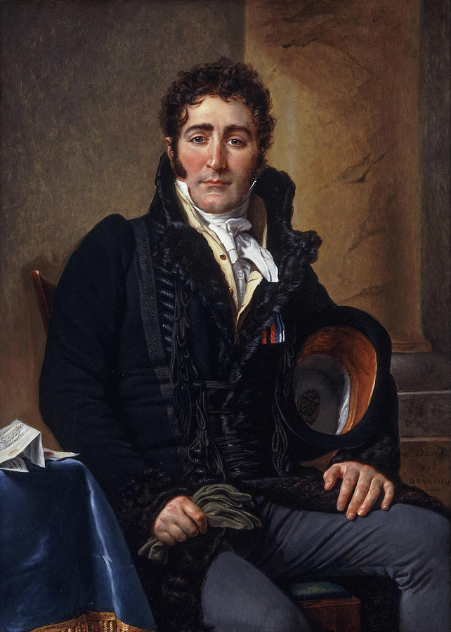 Still Life Painting - Portrait of the Comte de Turenne by Jacques-Louis David