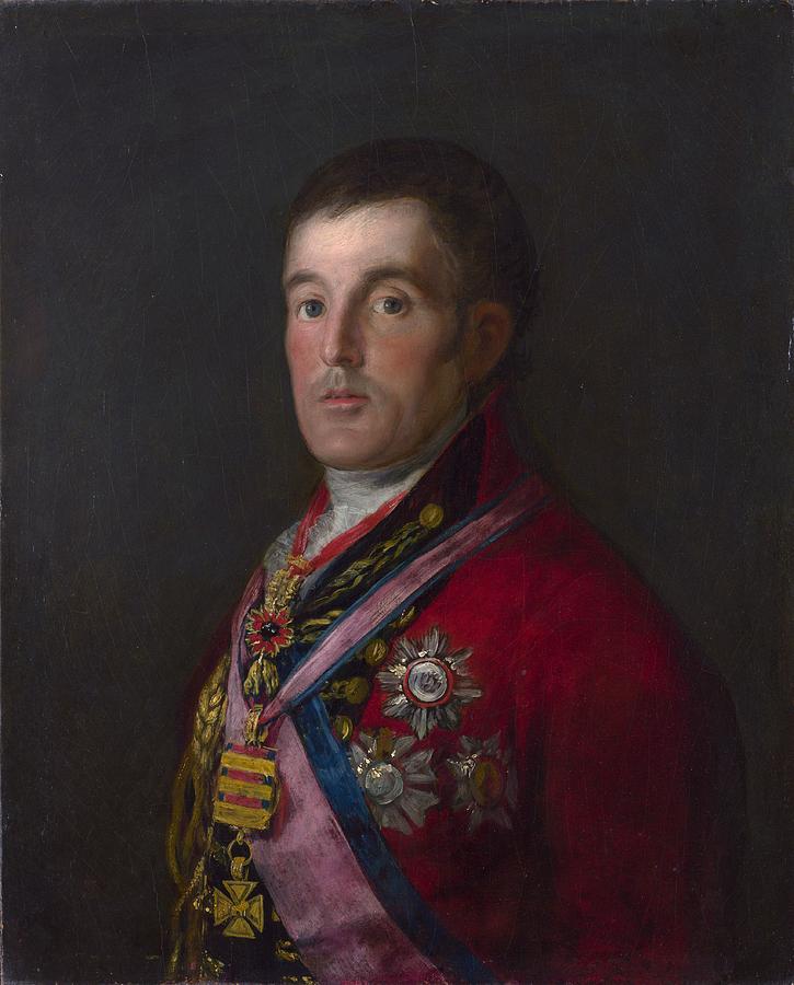 Portrait of the Duke of Wellington, by Francisco Goya Painting by Celestial Images