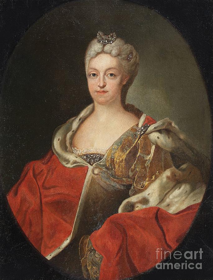 Portrait of the Electoress Maria Amalia of Bavaria Painting by ...